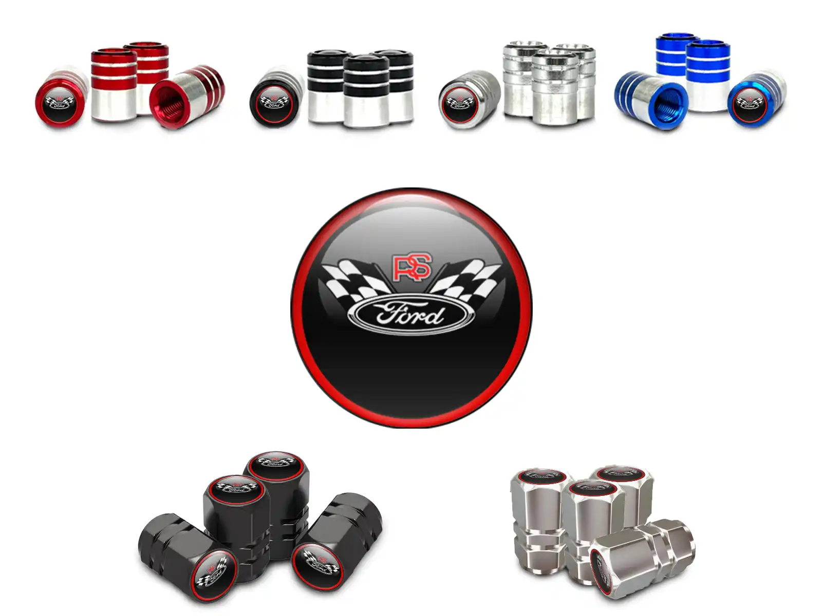 Ford Caps Tige Valve Camion Design Durable